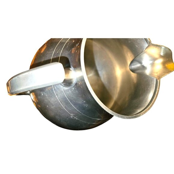 Vintage Pewter Pitcher Pairpoint Jug 7" Tall 4" Diameter - Picture 8 of 11